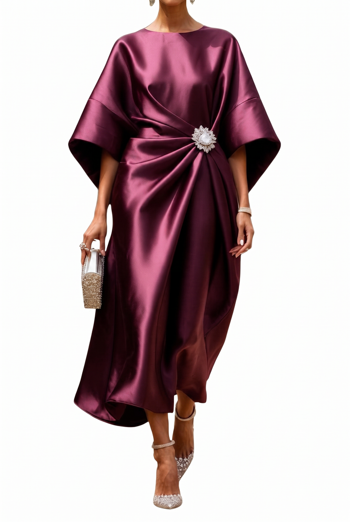 Selene - Satin Maxi Dress