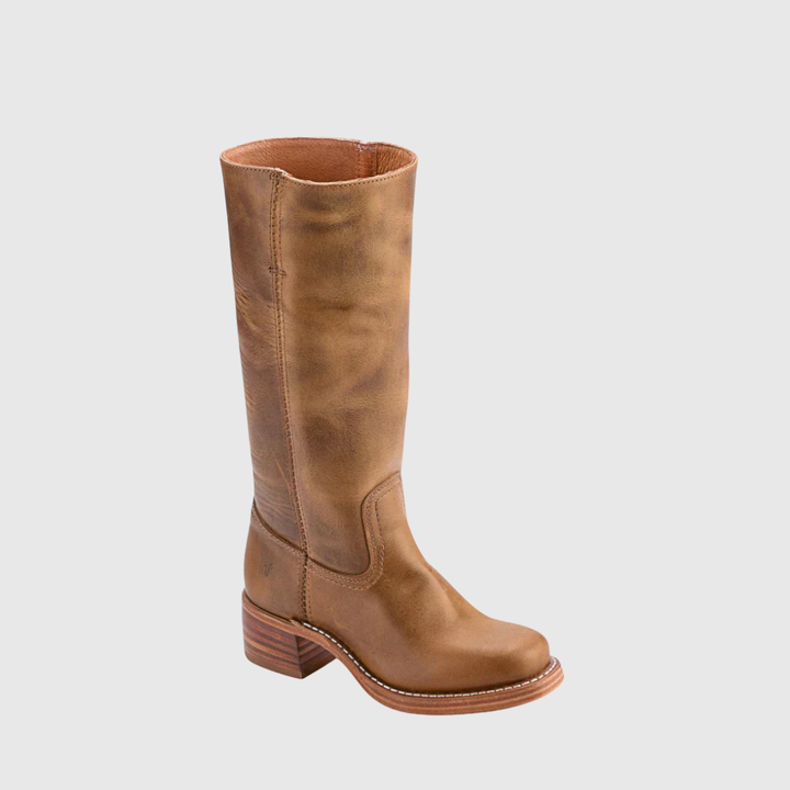 Lerelia | Leather Knee-High Boots