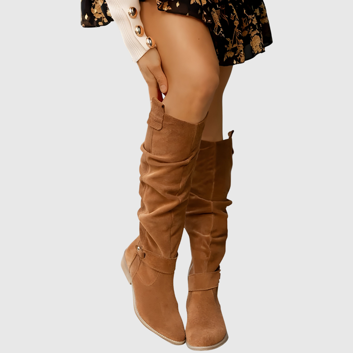 Odalia | Knee-High Leather Boots