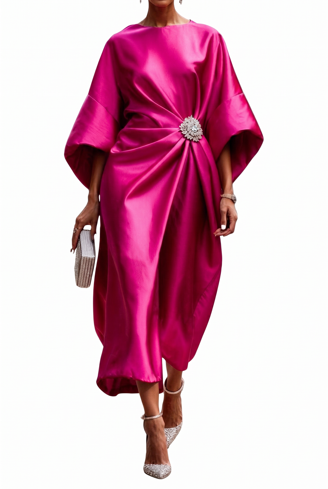 Selene - Satin Maxi Dress