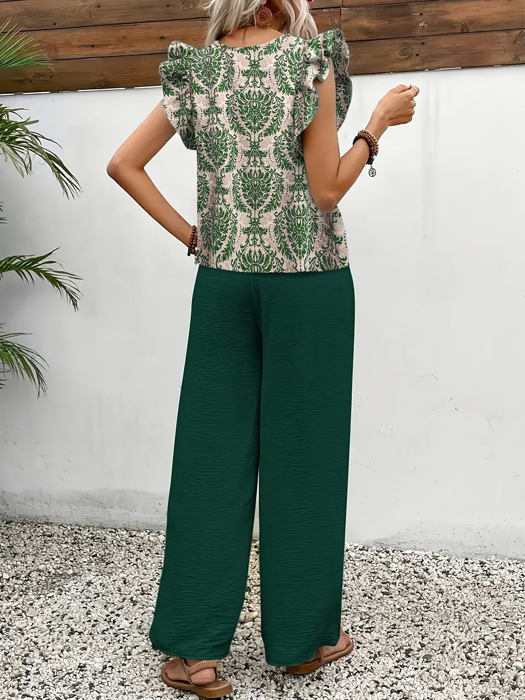 Amelia | Elegant Paisley Two-Piece Set