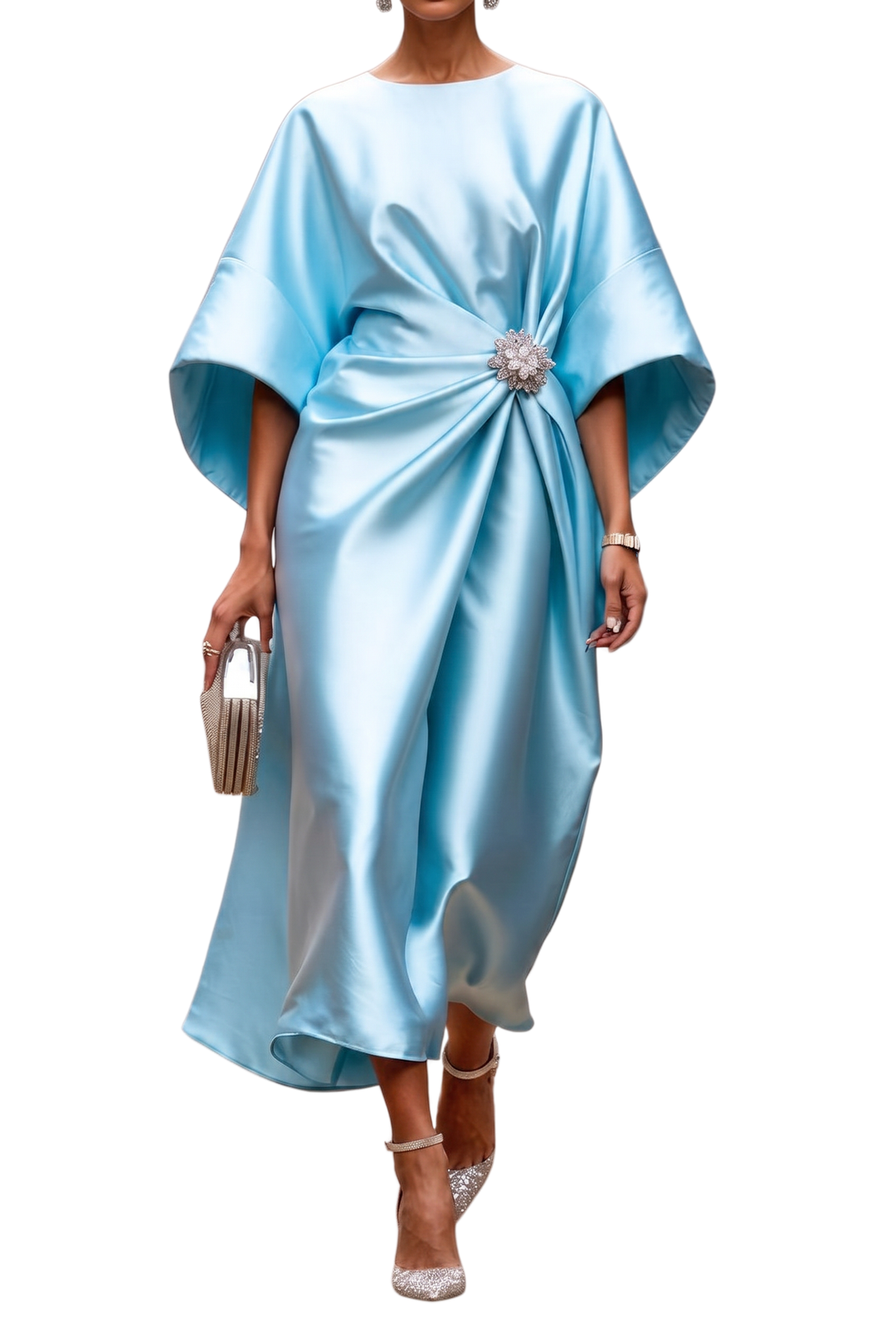 Selene - Satin Maxi Dress