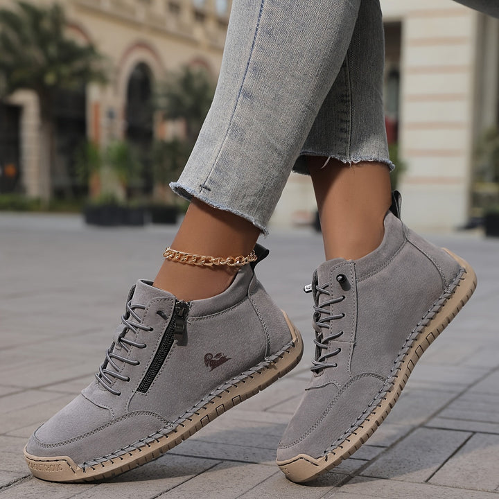 Mila — Comfortable Trainers with side zip