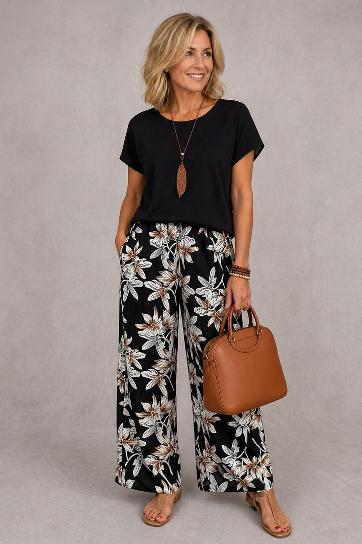 Rosie | Elegant Floral Two-Piece Set