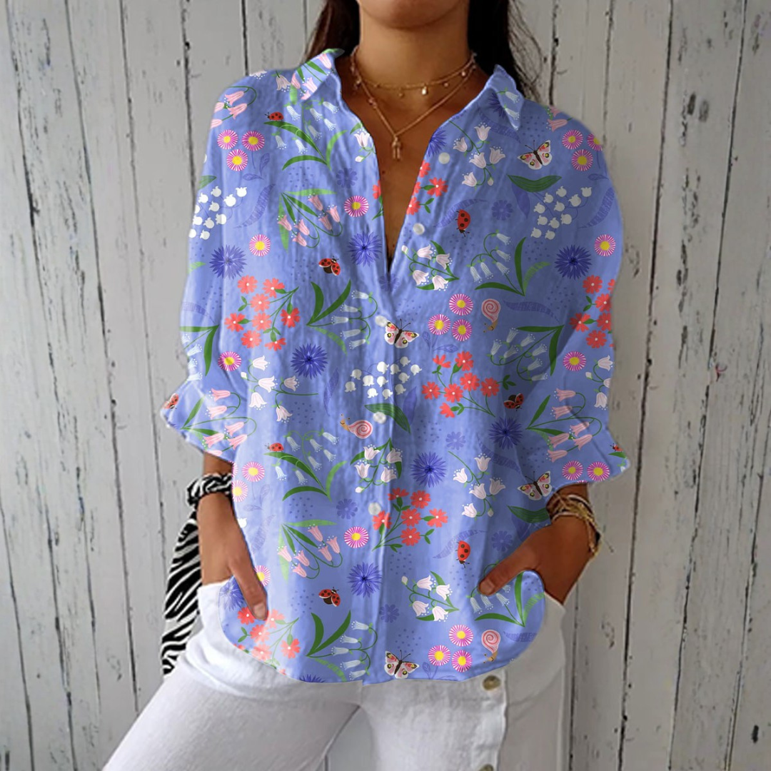 Ana | Garden Floral Blouse