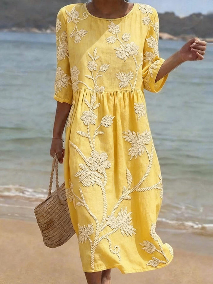Kerry | Embroidered Vintage Dress