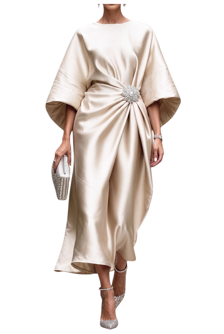 Selene - Satin Maxi Dress