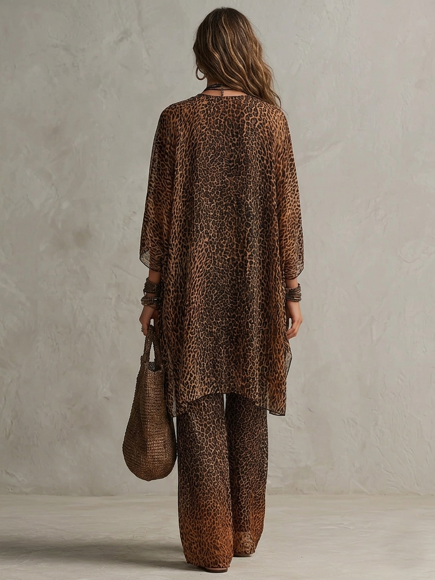 Boho Leopard Luxe 3-Piece Set