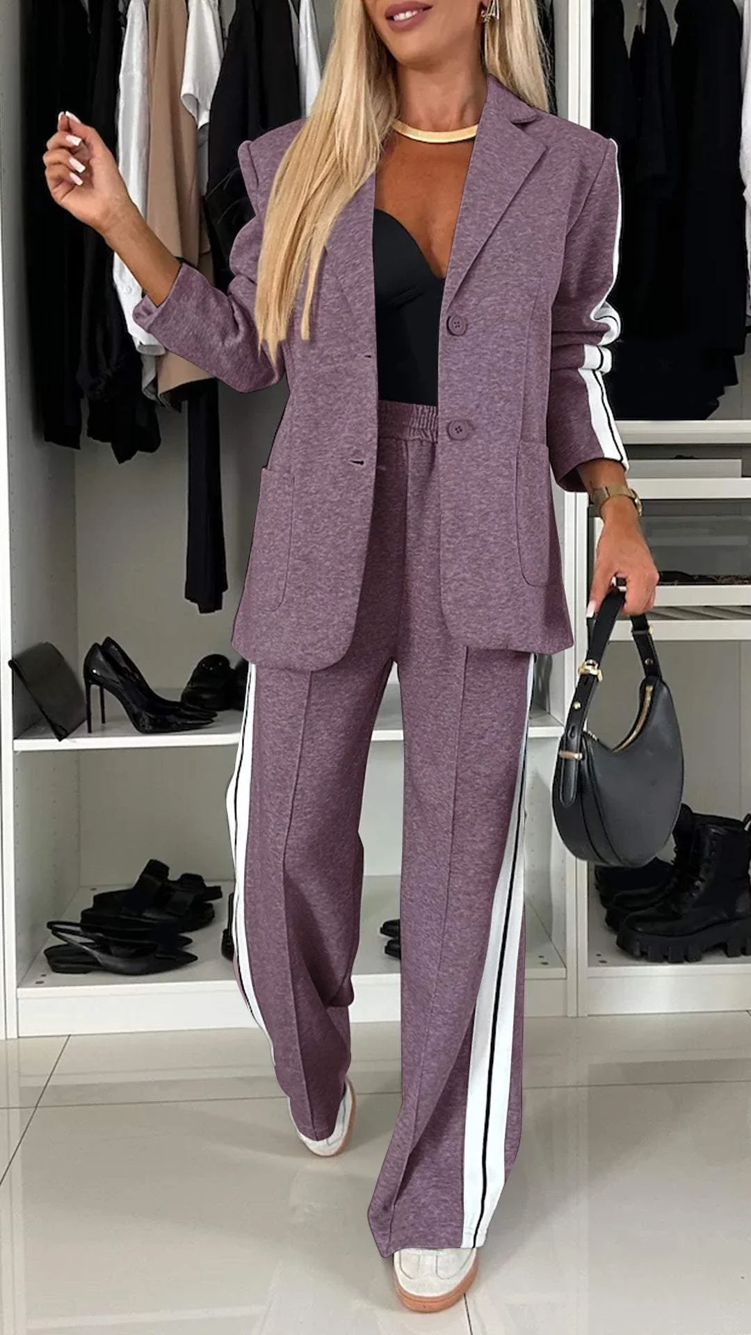 Alba | Two-Piece Set - Effortless Structure, Everyday Style