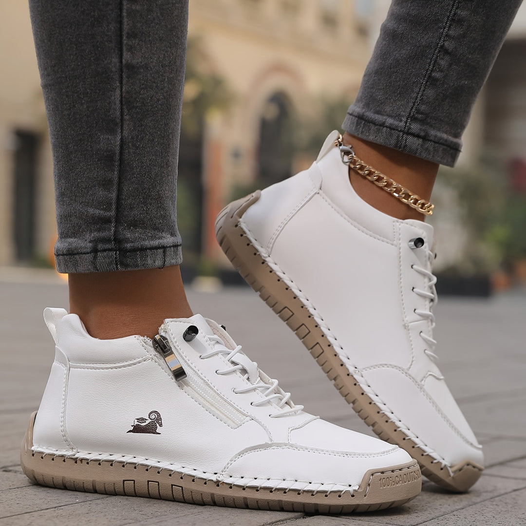 Mila — Comfortable Trainers with side zip