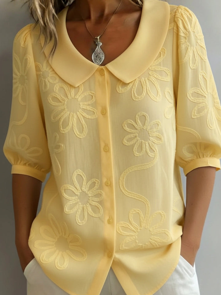 Aurélie™ - Lightweight Floral Blouse with Natural Elegance
