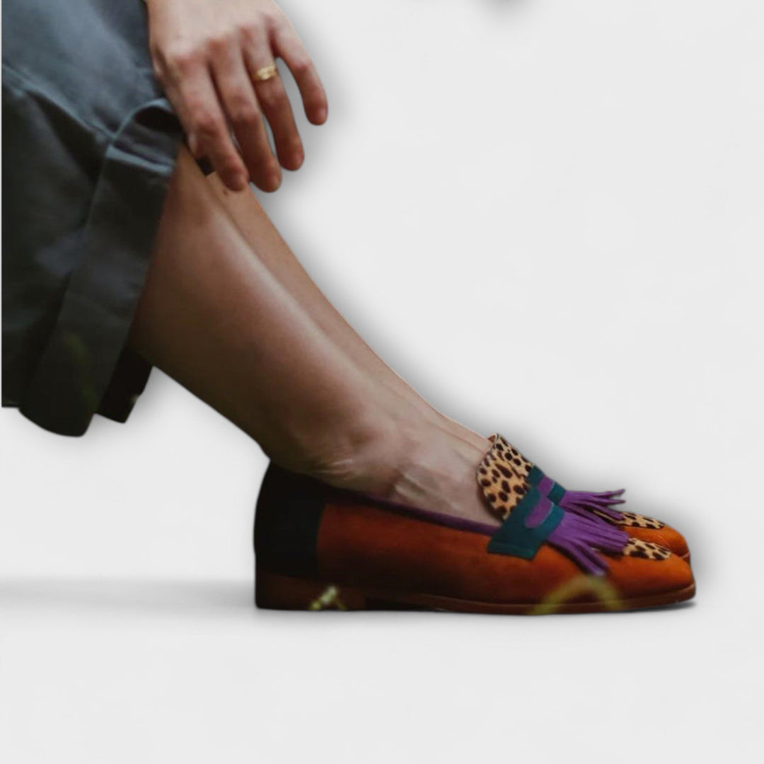 ROMY - POLISHED BROWN LOAFER